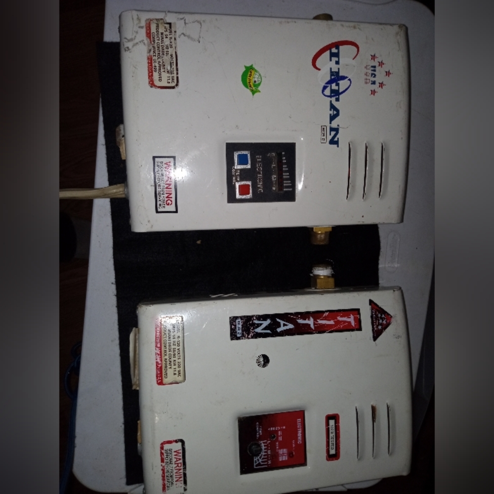 Tankless water heaters